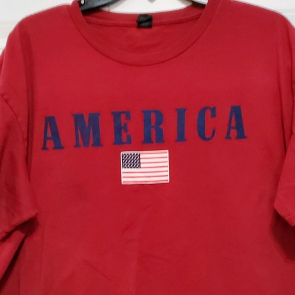 America Flag T-Shirt Size XL Unisex - Picture 2 of 9